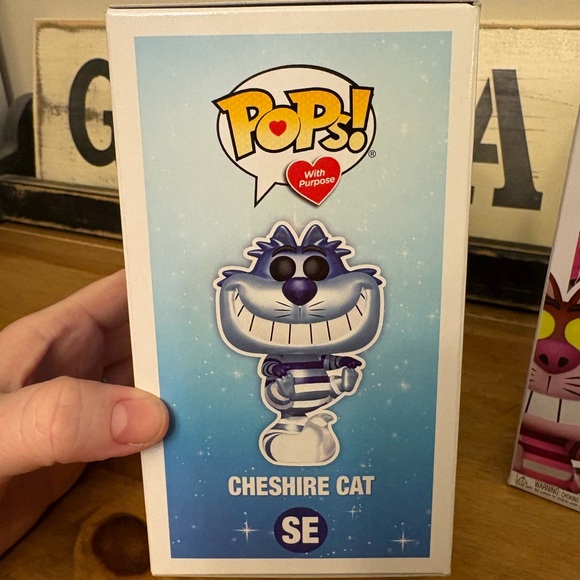 Funko Pop Cheshire Cat- Blue and Pink Figures - Picture 5 of 11